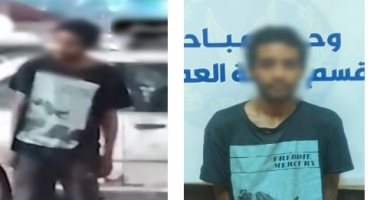 فيديو مدمن بولاق يقوده لزنزانة الشرطة.. سقط فى حالة عدم اتزان