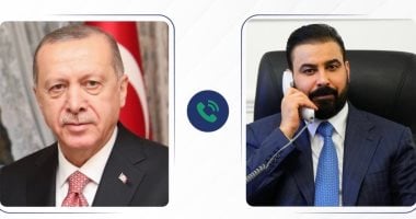 رئيس وزراء العراق المكلف علي فالح الزيدي و رئيس تركيا رجب طيب أردوغان