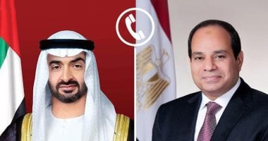  السيد الرئيس عبد الفتاح السيسي والشيخ محمد بن زايد