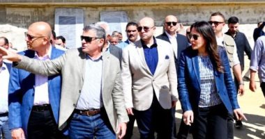 وزيرة الإسكان ومحافظ الفيوم يتفقدان محطتي معالجة «كحك» ويوسف الصديق