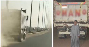 مأساة على الطريق السريع.. القبض على سائق نقل بالجيزة بعد تحطيم سيارة