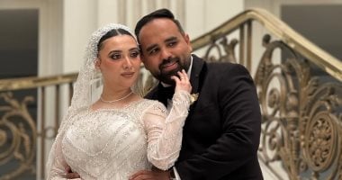 علام وعبد الفتاح ونجوم التحكيم فى حفل زفاف كريمة توفيق السيد نائب رئيس لجنة الحكام الأسبق
