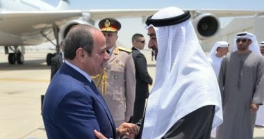 الرئيس السيسى للشيخ محمد بن زايد: ما يمس الإمارات يمس مصر