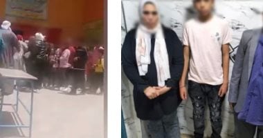 خناقة "تكسير ومطحنة" داخل مدرسة بحدائق أكتوبر.. والسبب تلميذ ووالدته