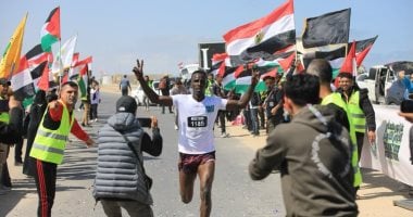 2000 متسابق فى ماراثون فلسطين الدولى برعاية اللجنة المصرية فى غزة