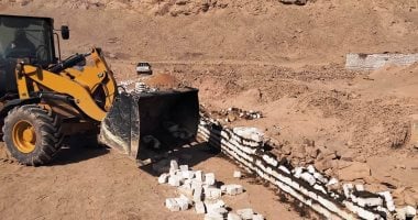 إزالة 257 حالة تعدى على أراضى الدولة بأسوان