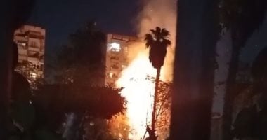 السيطرة على حريق داخل حديقة دار العلوم بالسيدة زينب