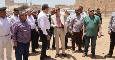 محافظ سوهاج يقود حملة مكبرة لإزالة التعديات على الأراضي الزراعية بمركز جرجا