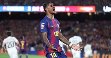 ريال مدريد وبرشلونة.. راشفورد يحتفل بهدفه