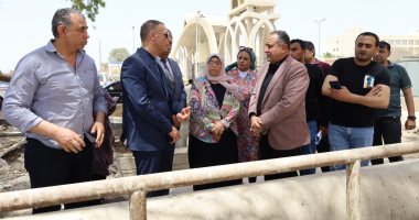 نائب محافظ الغربية يتفقد استعدادات تعديل مسار عداية مياه بكورنيش محلة منوف