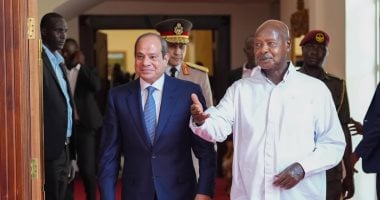 الرئيس السيسى يدعو موسيفينى للمشاركة بقمة الاتحاد الأفريقى بمصر الشهر المقبل