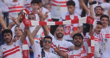 جماهير الزمالك تملأ مدرجات استاد القاهرة قبل انطلاق نهائي الكونفدرالية.. فيديو وصور 