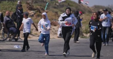 تحدى الحرب بالرياضة.. ماراثون أهالى فلسطين يبهر العالم