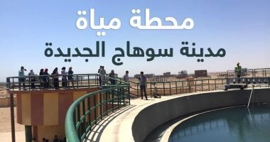 محطة مياه سوهاج الجديدة.. مشروع تنموي ضخم لتعزيز خدمات مياه الشرب 