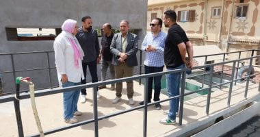 رئيس مياه الغربية يتفقد محطة القيصرية وربط بلقينا على الشبكة بالمحلة
