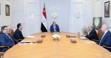 تفاصيل اجتماع الرئيس السيسى بمدبولى ووزير الكهرباء وخطة زيادة الطاقات المتجددة