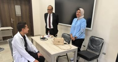نائب رئيس جامعة الإسماعيلية الأهلية يتابع امتحانات كلية الطب