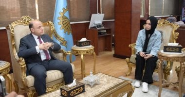 محافظ الغربية يكرم سلمى أشرف بعد حصدها المركز الثانى عالميا فى ISEF 