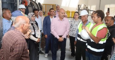 محافظ السويس يتفقد مجمع محارق النفايات الطبية الخطرة فى حى الجناين.. صور