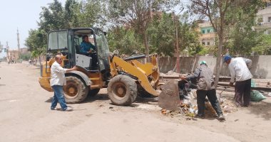 رفع 2045 طنا من القمامة وتحرير 121حضرا تمونيا متنوعا بكفر الشيخ