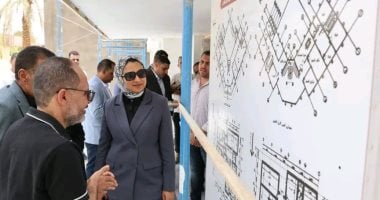 محافظ الوادى الجديد تتفقد أعمال إنشاء المعهد العالى لتكنولوجيا المعلومات