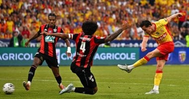 لانس يتفوق على نيس 2 - 1 فى الشوط الأول بنهائى كأس فرنسا