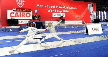 الحماس يسيطر على اللاعبين فى انطلاق كأس العالم لسلاح السيف بالقاهرة