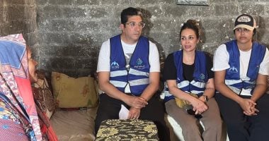 الفنانة داليا البحيرى تشارك فى زيارة لراعى مصر لدعم الأولى بالرعاية بأسيوط