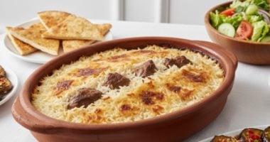 طريقة عمل طاجن رز معمر باللحمة 