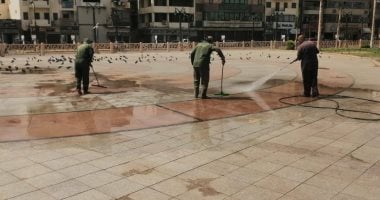 مدن وقرى محافظة الأقصر يطلقون حملات تجميل وتجهيز ساحات صلاة العيد.. صور