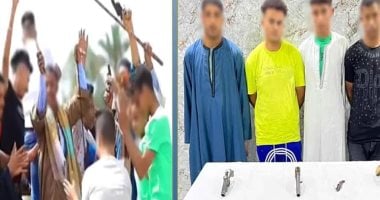 حولوا الفرح لمعركة.. سقوط المتهمين بترويع المواطنين بالأسلحة  في "عفشة عروسة"