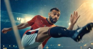 محمد صلاح قائد منتخب مصر خلال الإعلان