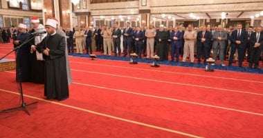 السيد الرئيس عبد الفتاح السيسي يؤدى صلاة عيد الأضحى