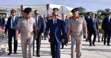 الرئيس السيسى يؤدى صلاة العيد  ويشهد شعيرة ذبح الأضاحي
