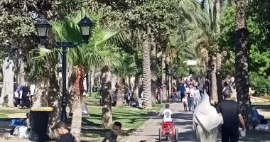 إقبال كبير على حديقة انطونيادس بالإسكندرية فى عيد الأضحى