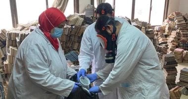 إنطلاق مشروع إنقاذ مقتنيات مكتبة البلدية بعد عقود من الإهمال.. خبراء دار الوثائق القومية ينتهون من تنقية المقتنيات النادرة لحمايتها من التلف الكامل.. أقيمت عام 1930 وتضم كنوزاً نادرة من الكتب والمخطوطات "صور"