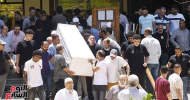 تشييع جثمان الفنانة الراحلة سهام جلال بحضور المقربين 