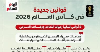 قوانين استثنائية تنتظر نجوم كأس العالم 2026 .. إنفوجراف