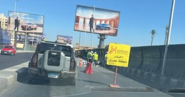 غلق جزئي لكوبري أكتوبر في الاتجاهين لإصلاح الفواصل