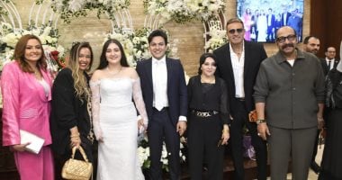 عقد قران ابنة النائب محمد سليم بحضور شخصيات عامة ونجوم الفن بمسجد الشرطة بالتجمع الأول 