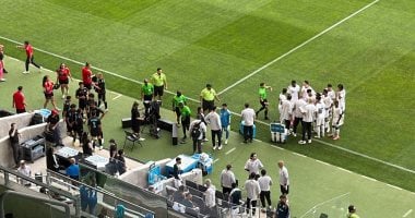 مساحات سبورت : توقف مباراة السعودية ضد بورتوريكو في بروفة كأس العالم بسبب عاصفة رعدية