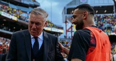 محمد صلاح قائد منتخب مصر وأنشيلوتي مدرب البرازيل