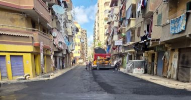 محافظ الإسكندرية: متابعة أعمال رصف الطرق وترميم الحفر والمطبات