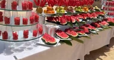 مهرجان البطيخ على شواطئ مرسى علم