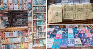 رائحة الورق القديم فى قلب القاهرة.. جولة داخل سور الأزبكية.. صور