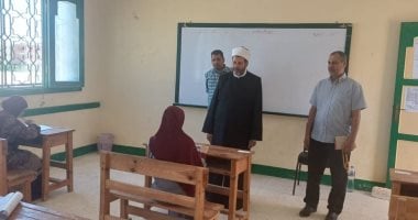 رئيس جنوب سيناء الأزهرية يتابع امتحانات الشهادة الثانوية بمعهد السادات برأس سدر