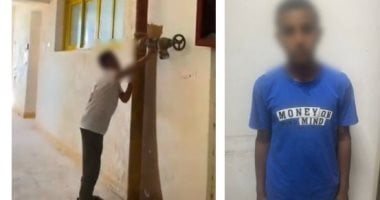 ضبط طالب عبث بمحابس ماسورة الإطفاء داخل مدرسة بمطروح