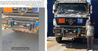 ضبط سائق نقل ثقيل برخصة منتهية صدم سيارة ملاكى وهرب بالقاهرة