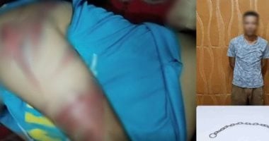 القبض على المتهم بضرب ابن شقيقه بسلسلة