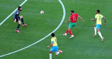 البرازيل ضد المغرب.. إسماعيل صيباري يتقدم لأسود الأطلس بالهدف الأول.. فيديو وصور 